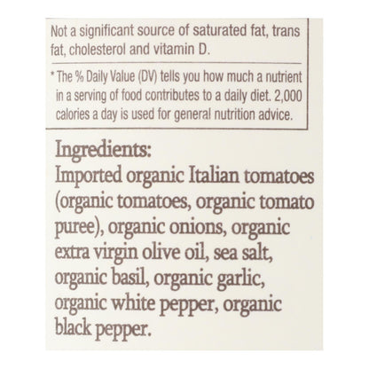 Organico Bello Marinara Pasta Sauce 25 oz – Organic Italian Tomato Sauce (Case of 6)