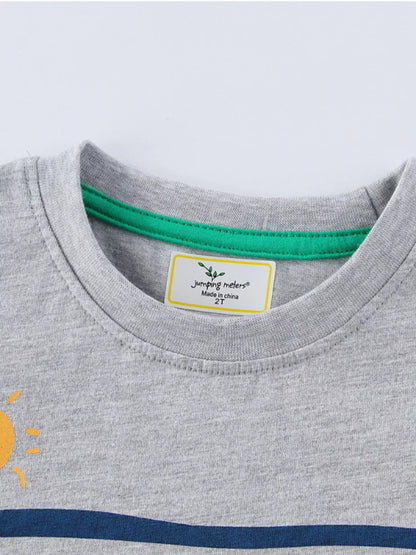 Children's Dinosaur Graphic Round Neck Tee