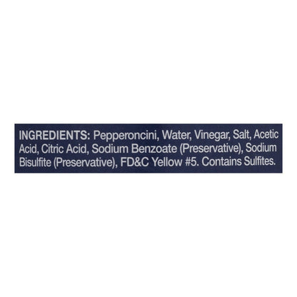 Delallo Pepperoncini – 25.5 oz (Pack of 6) – Zesty Gourmet Pickled Peppers