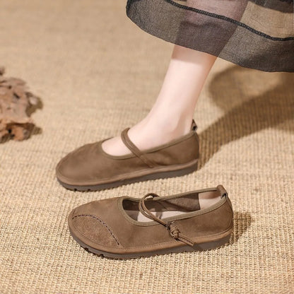 Round Toe Slip-Ons