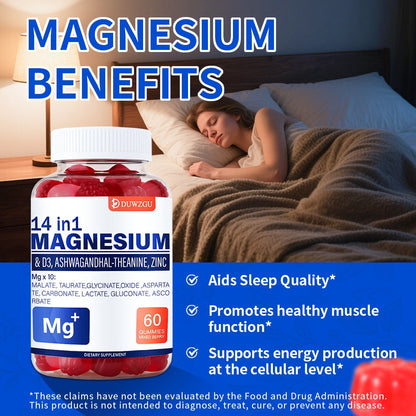 Magnesium-containing Gummy Candies