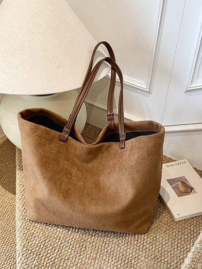 Classic Suede Tote Bag