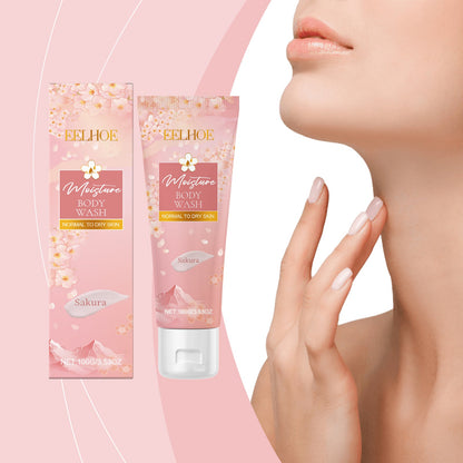 EELHOE Cherry Blossom Moisturizing Shower Gel Gently Cleanses The Body, Moisturizes And Moisturizes For A Long Time