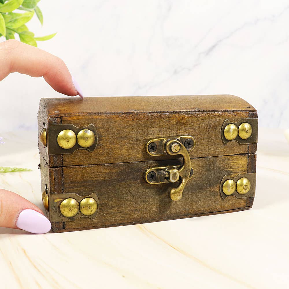 Mini Wooden Treasure Chest
