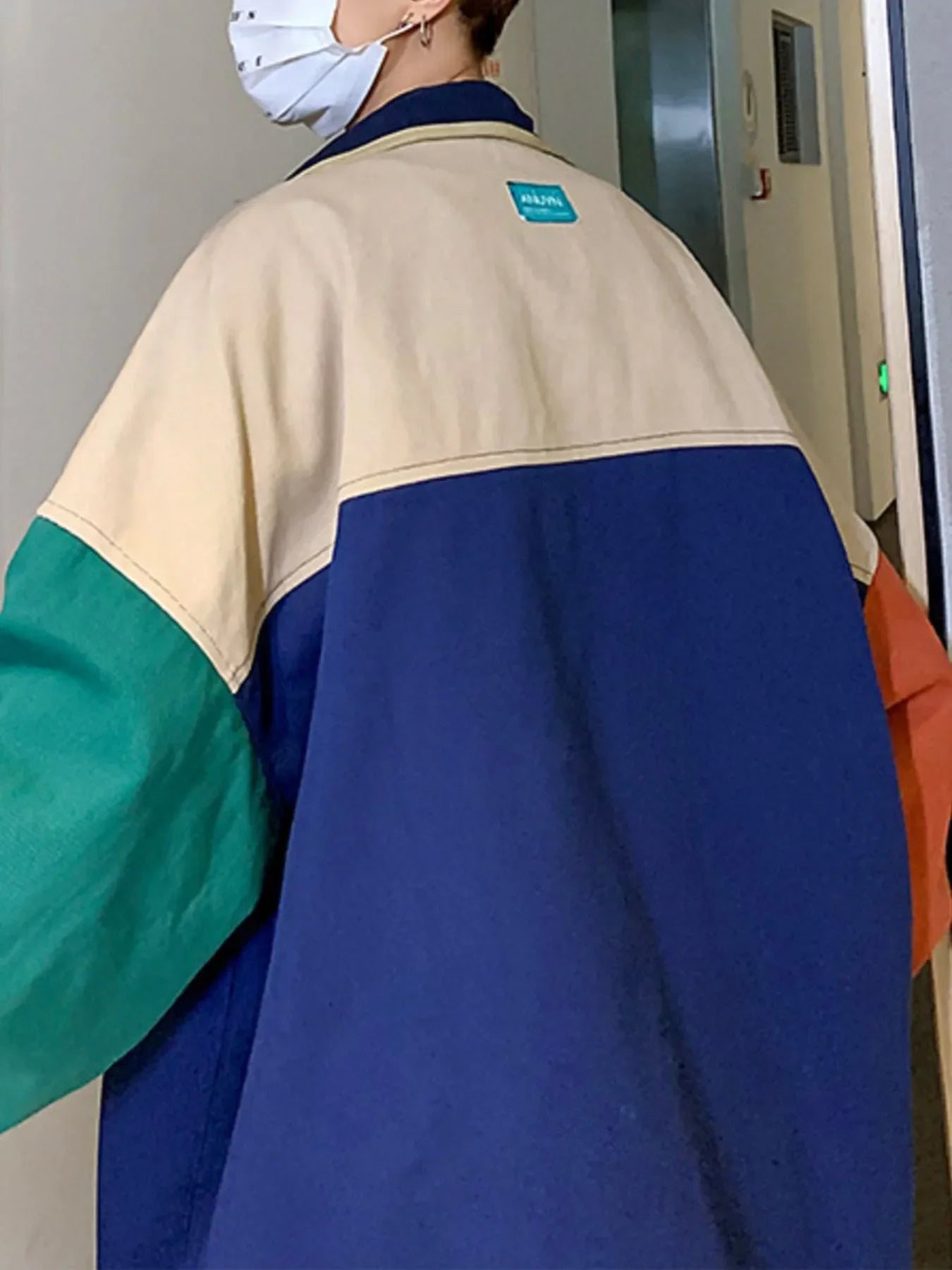 Men's Color Block Zip Up Jacket