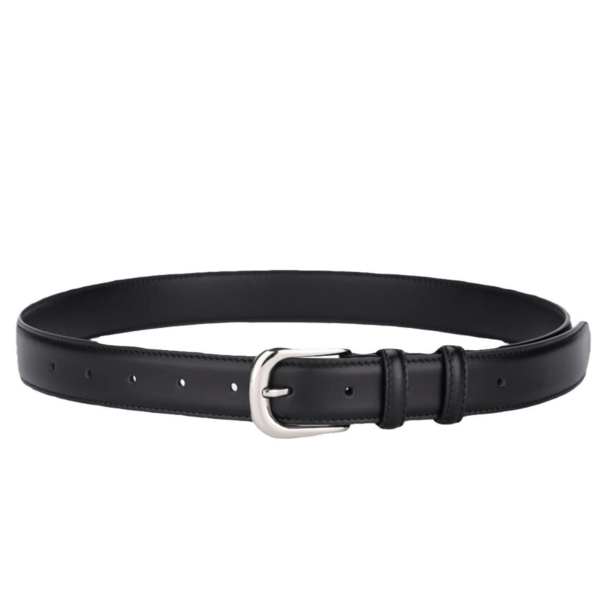 Classic Leather Skinny Belt