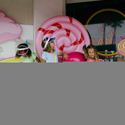 Flared Leggings (Lightweight) - Neon Blue