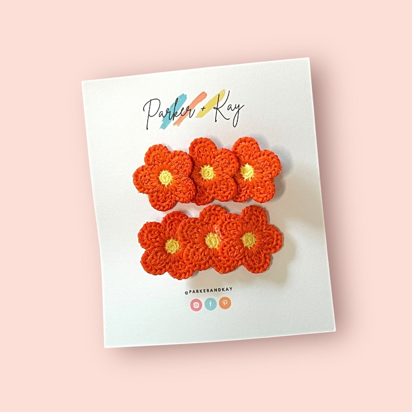 Sunny Blooms Hair Clips
