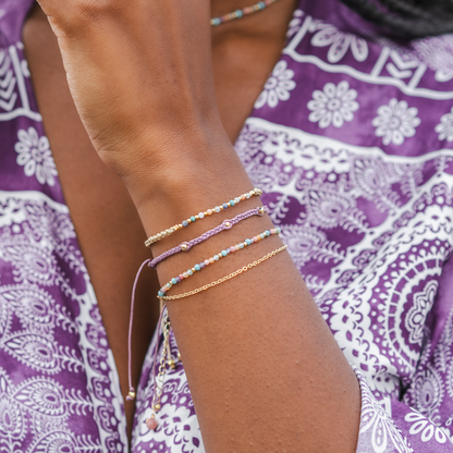 Vibrant Spirit 2mm Layered Healing Bracelet