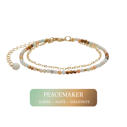 Peacemaker 2mm Layered Healing Bracelet