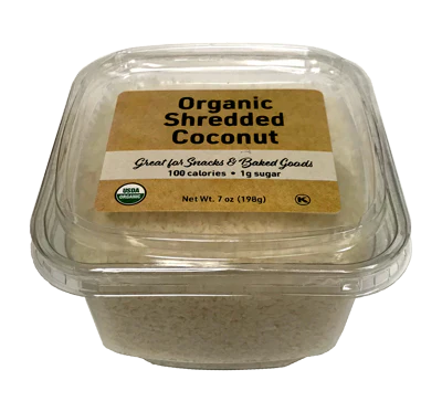 Woodstock Organic Coconut Shreds - Unsweetened, 7 oz, Pack of 12