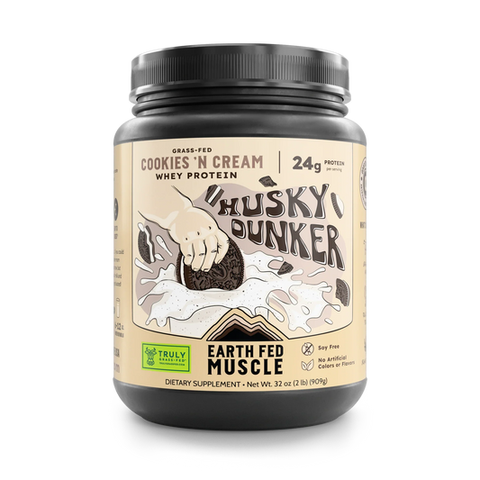 Earth Fed Muscle - Whey Protein Cookie Cream, 2 lb - Muscle Building Protein