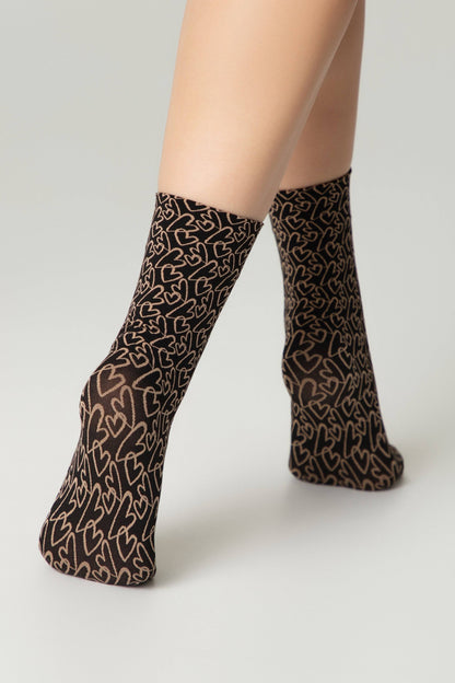 Dense Socks Conte Fantasy - "Love" Designs
