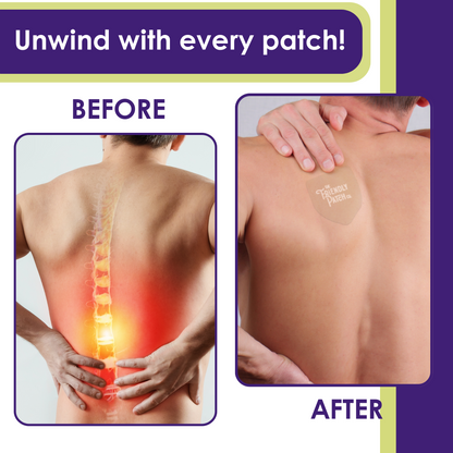 Relief Night Pain Patches: Arnica & Melatonin for Soreness & Sleep - 8 Pack