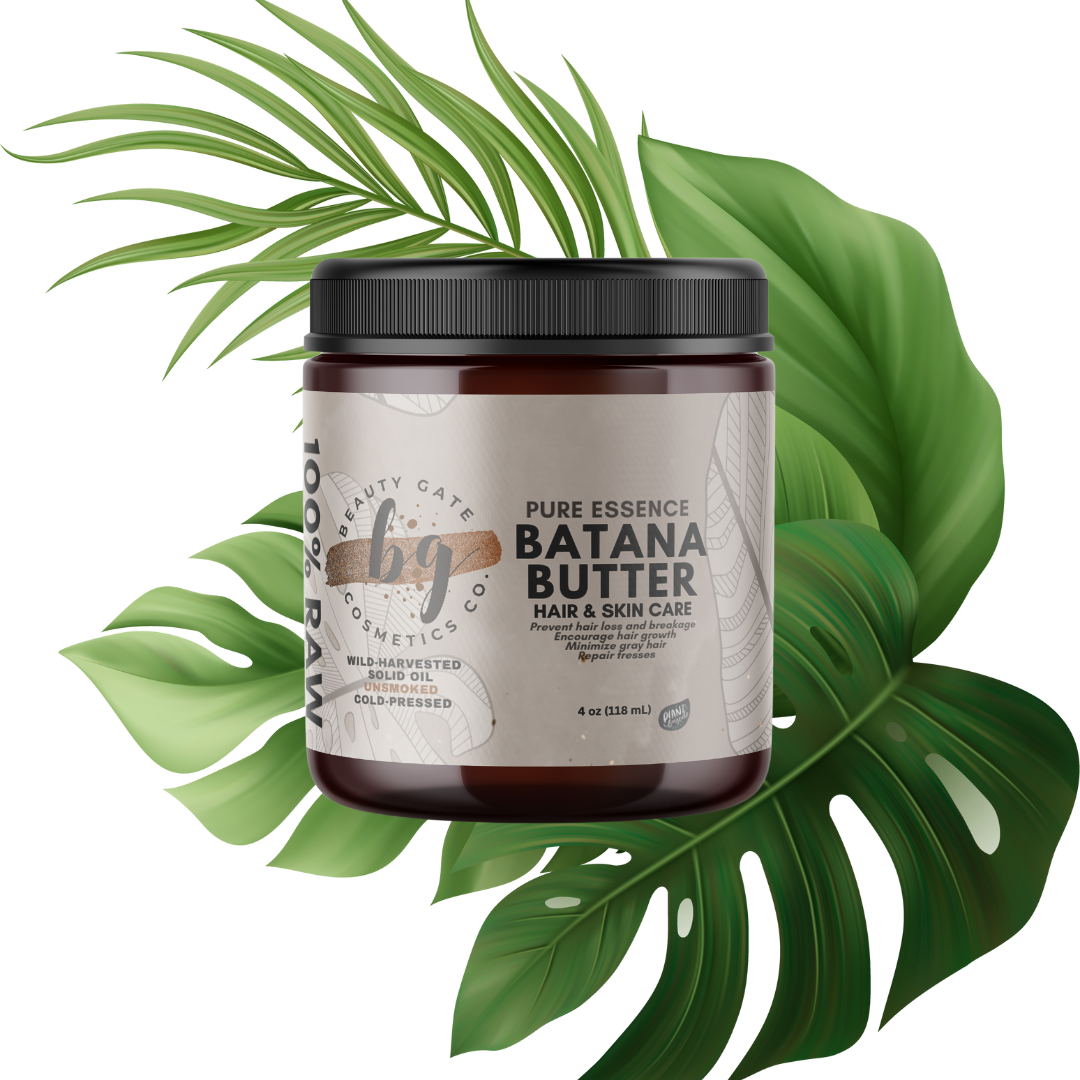 Batana Butter 100% Virgin Unrefined Raw Cold-Pressed Deep Hair Moisture and Shine