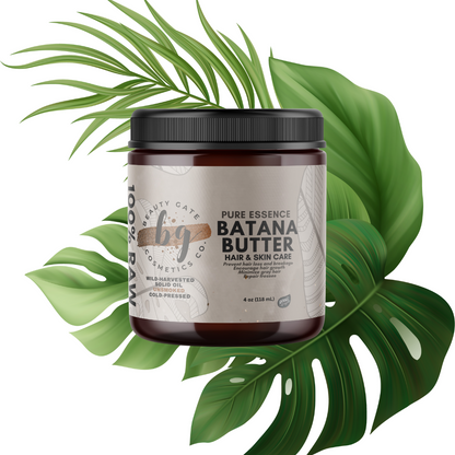 Batana Butter 100% Virgin Unrefined Raw Cold-Pressed Deep Hair Moisture and Shine