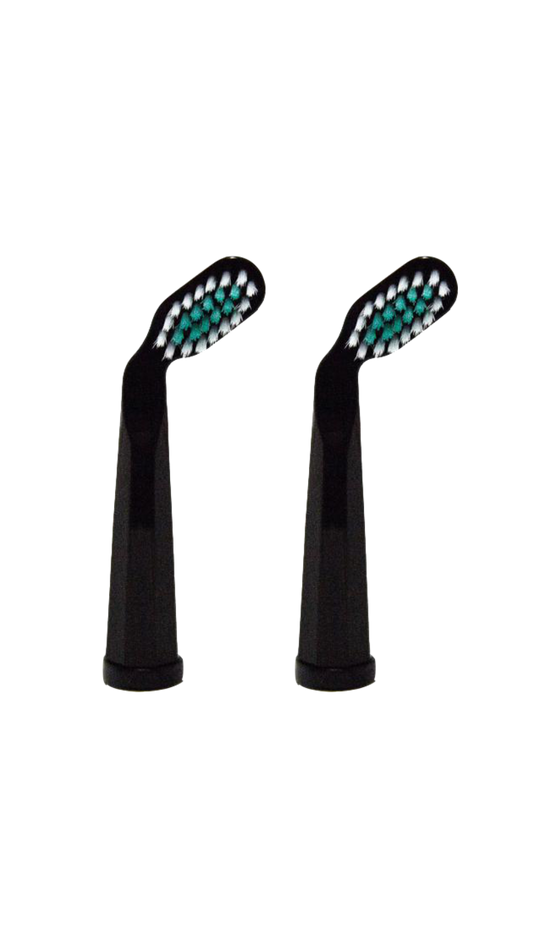 Replacement Toothbrush Heads Perio Black (Pack of 2)