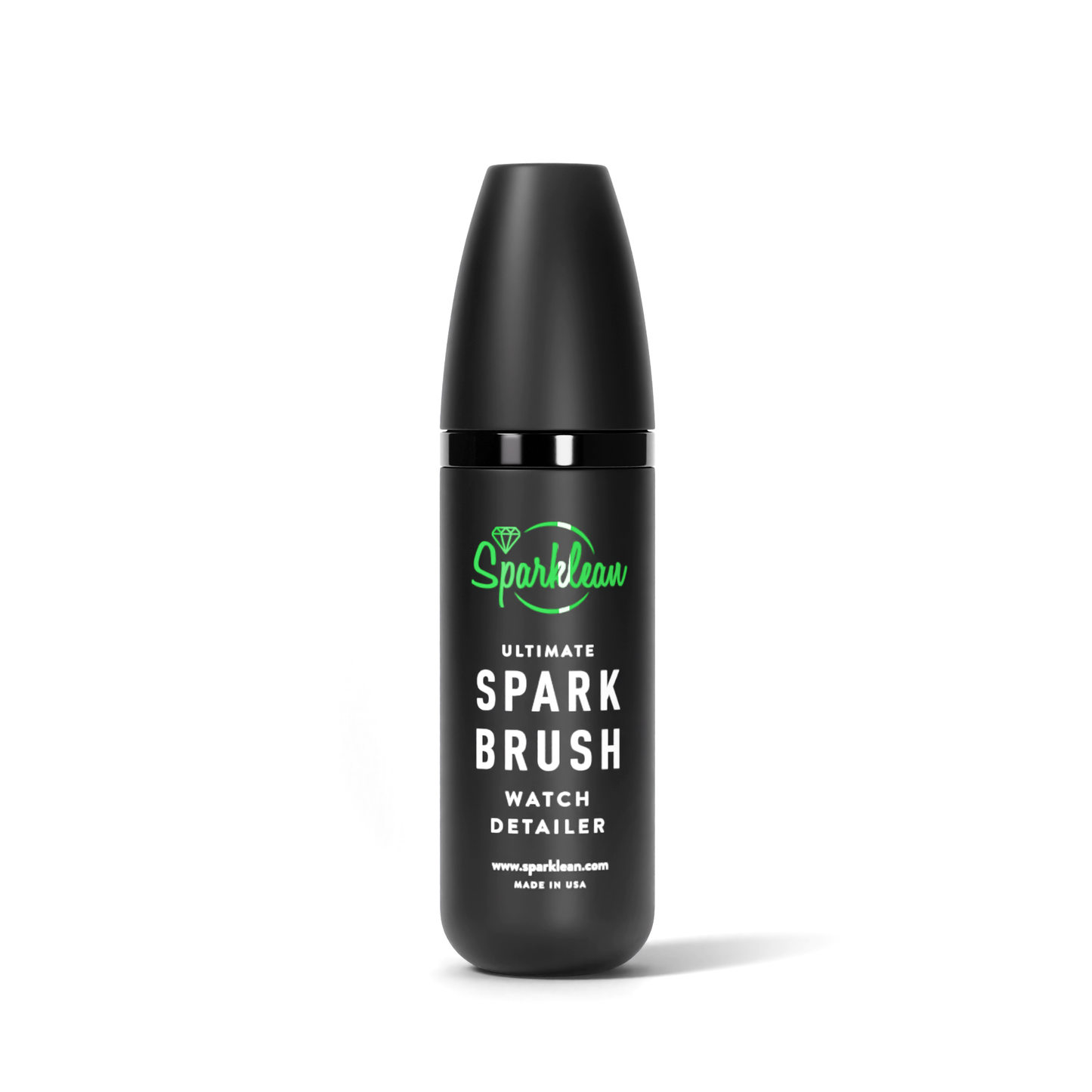 SparkBrush™ by Sparklean® — Soft-Bristle Watch & Jewelry Cleaner + Microfiber Cloth