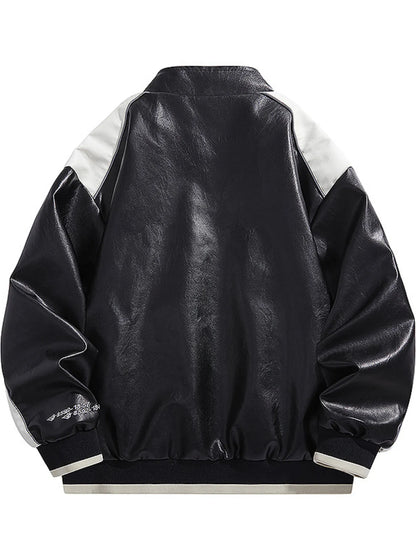 Men's Plus Size Zip Up Long Sleeve Jacket