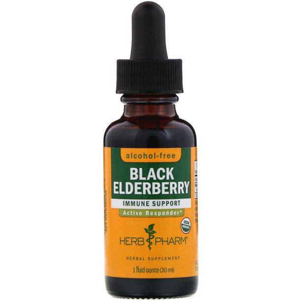 Herb Pharm Black Elderberry Glycerite - Immune Support, 1 Ounce