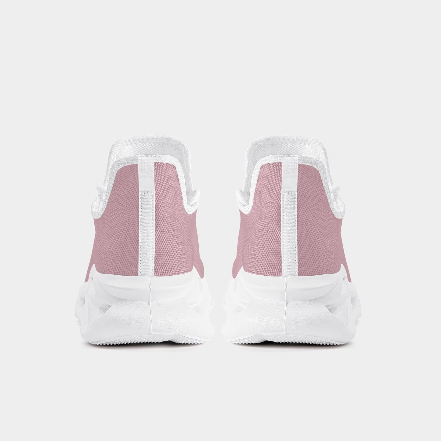SHO-006W-24 Bounce Mesh Knit Sneakers - White sole