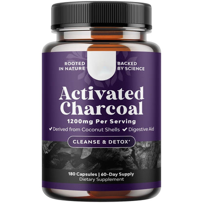 Hair Activated Carbon Intestinal Support Capsule