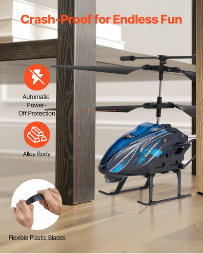 RC Helicopter 3.5 Channel Remote Control Plane Mini Aircraft Toy Kids Present