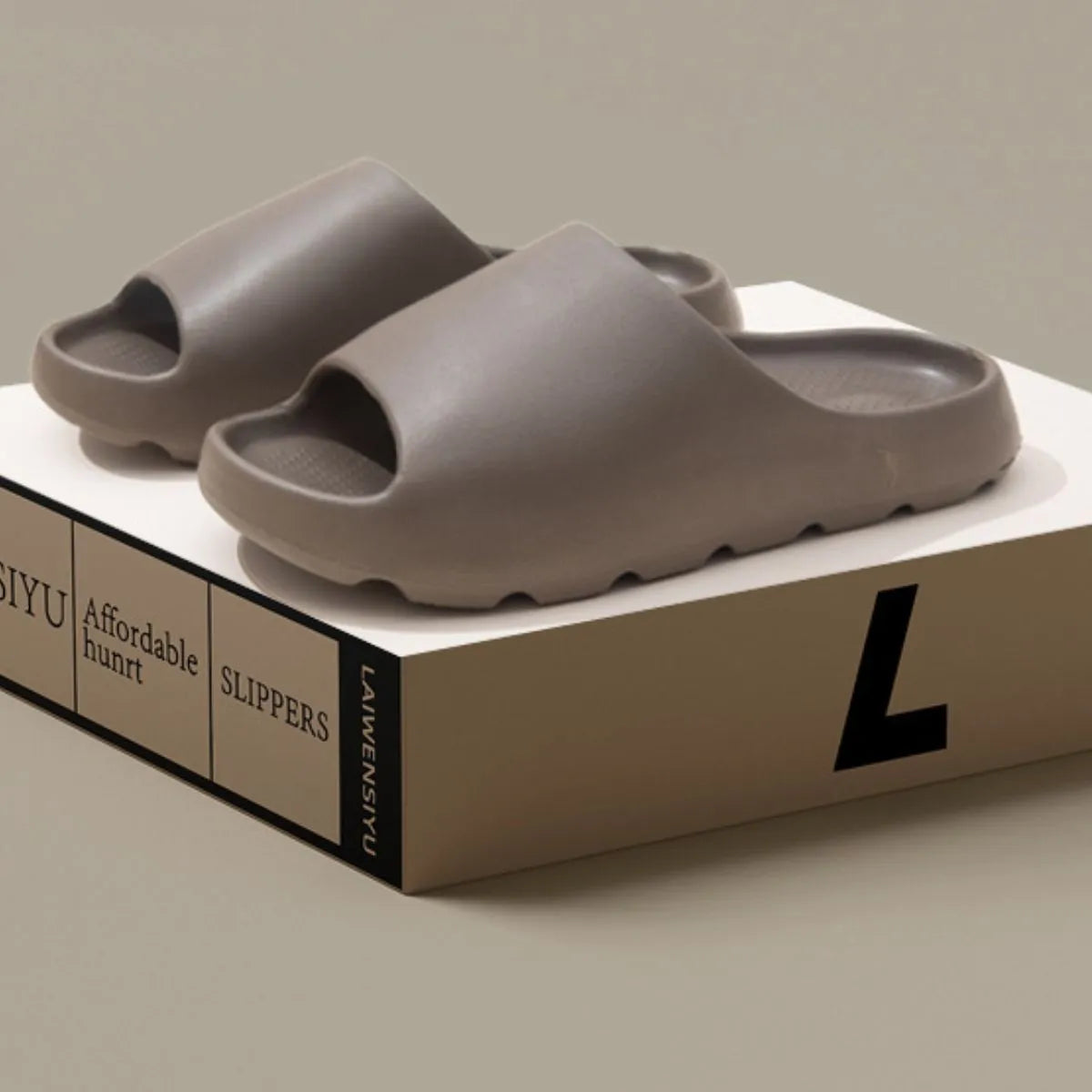 Open Toe Platform Slippers