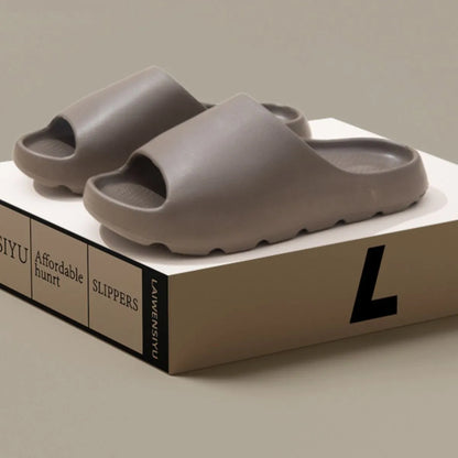 Open Toe Platform Slippers