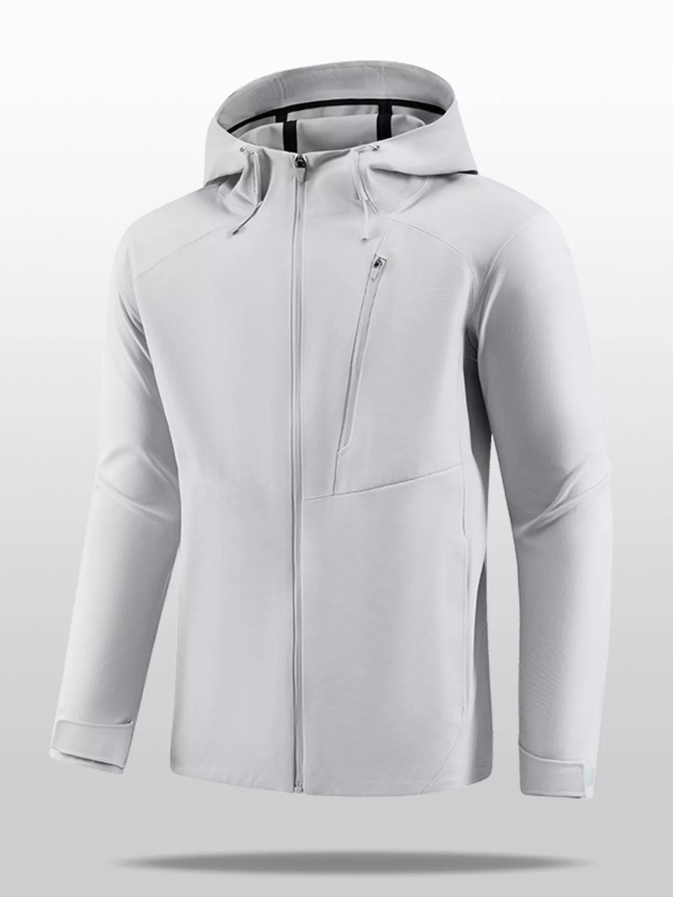 Men's Plus Size Lightweight Hooded Zip Up Jacket