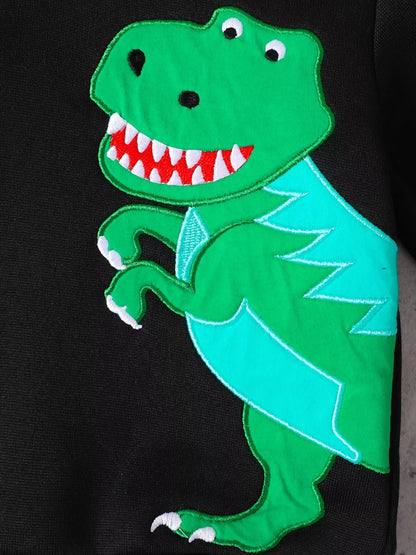 Children's Dinosaur Graphic Hoodie & Pants Set
