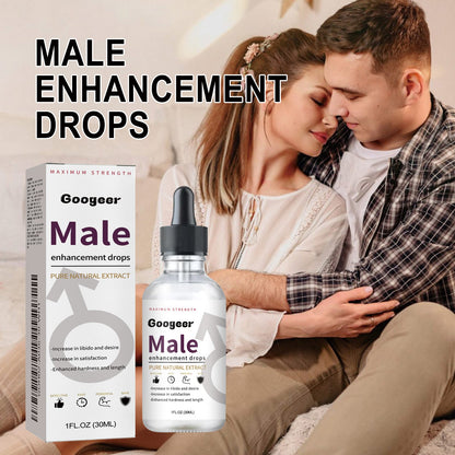 Natural Male Enhancement Drops, Maca Epimedium Eucommia Extract Liquid, Boost Libido Stamina & Relieve Stress, 30ml