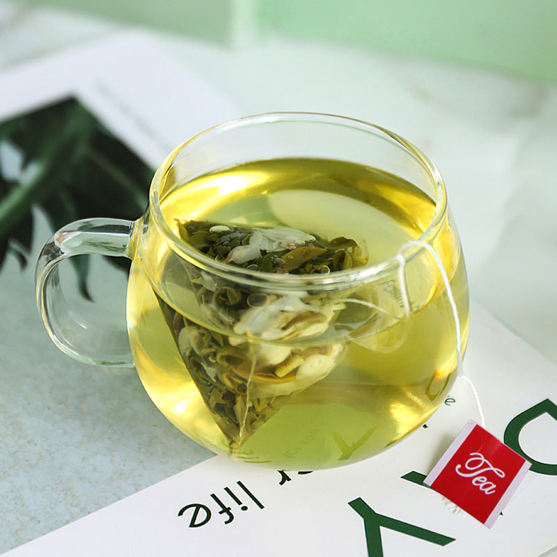 Ginseng Five Treasure Tea English Label Combination Health Tea Triangle Bag