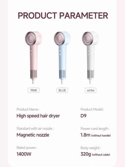 Temperature Control High-Speed Hair Dryer