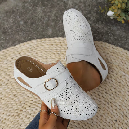 Casual Buckle Slip-Ons