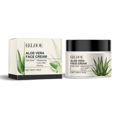 EELHOE Aloe Vera Skin Care Cream, Brightening Facial Skin Gentle Ingredients Soft And Moisturizing Cream