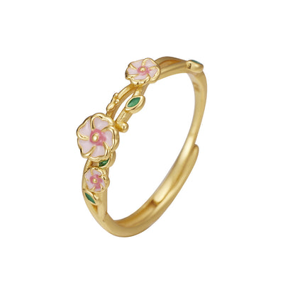 925 Sterling Silver Flower Ring