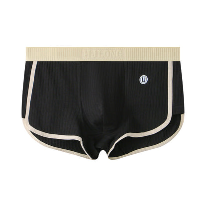 Men's Mid-waist Simple Fashionable Breathable Comfortable Boxers