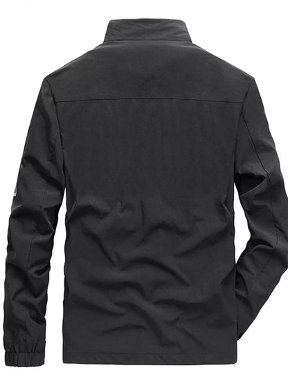 Men's Plus Size Lightweight Zip Up Jacket