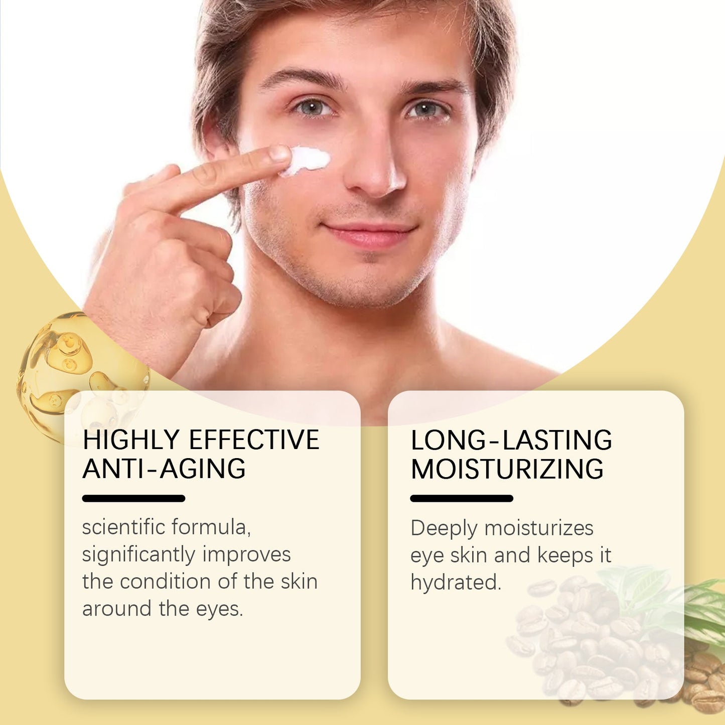 East Moon Caffeine Firming Eye Cream Hydrates, Lifts And Tightens The Skin Around The Eye