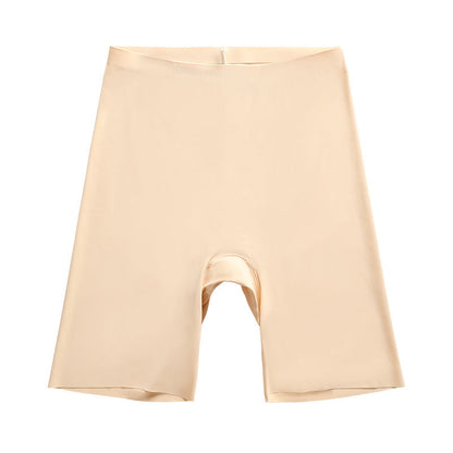 High Waist Sheath Plus Size Traceless Basic Panties Thin Breathable Safety Pants