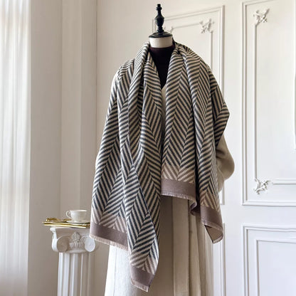 Raw Hem Soft Scarf