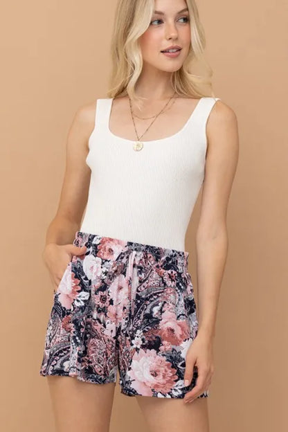 And The Why Wrinkle-free Stretchy Cooling Fabric Shorts