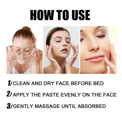 West&Month Booster Sleeping Cream, Whitening And Brightening Facial Skin Deep Hydrating Sleep Mask