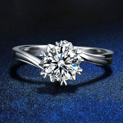 3 Carat Moissanite 925 Sterling Silver Ring