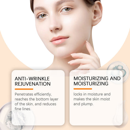 Hoygi Retinol Vitamin C Anti-Wrinkle Serum, Moisturizing Light Line Moisturizing Skin Care Facial Serum
