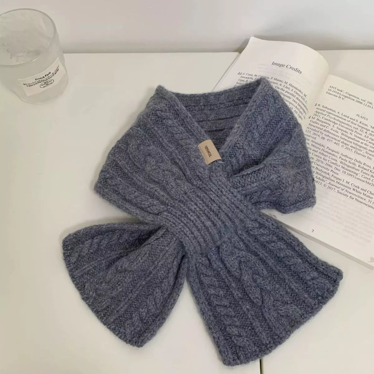 Cozy Cable Knit Scarf
