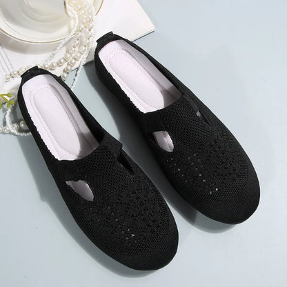 Round Toe Flat Slip-Ons