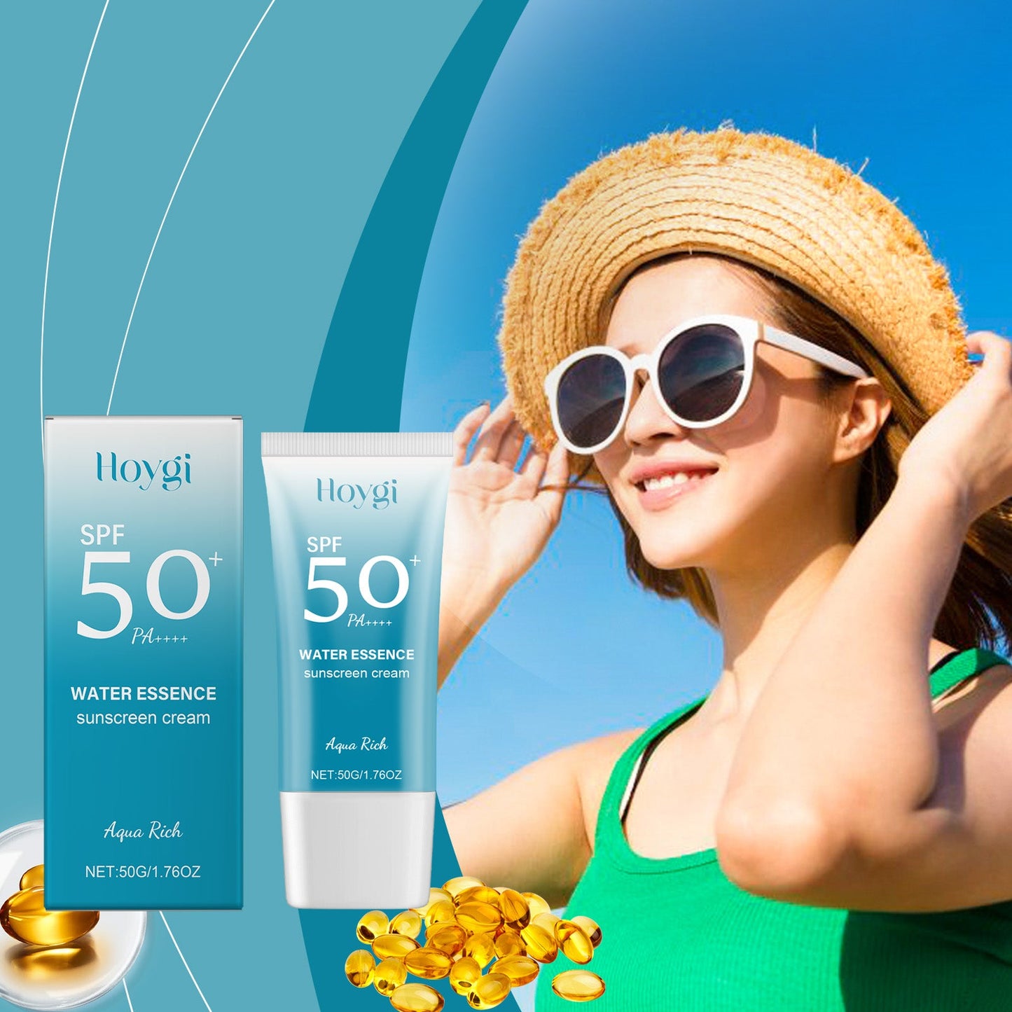 Hoygi Protective Cream, Gentle Moisturizing And Brightening Cream Instant Film Non-Sticky Protective Cream