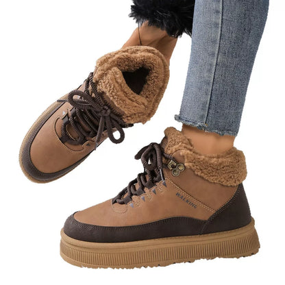Fur-Lined Ankle Boots